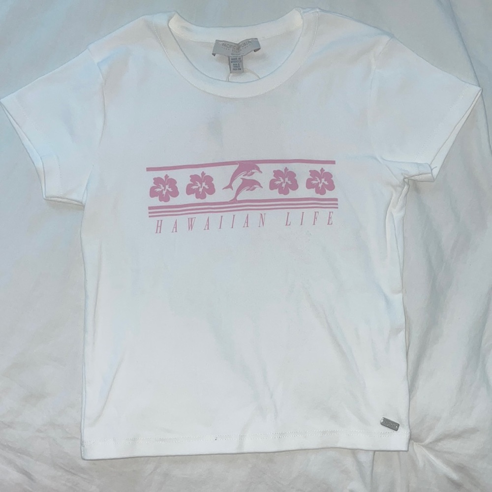 Pull&Bear - pacific republic hawaiian life baby tee